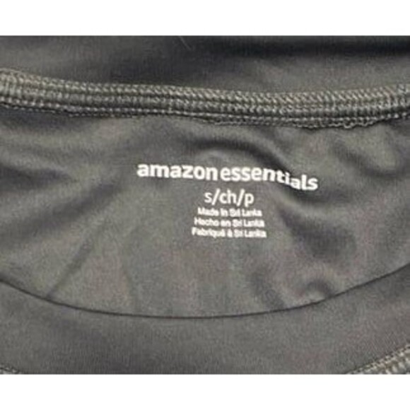 Amazon Essentials Men's Long-Sleeve Quick-Dry UPF 50 Swim Tee Size S Black - Picture 3 of 4